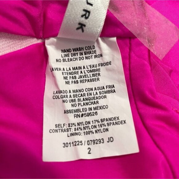 Trina Turk Size 2  One Piece Off The Shoulder Bathing Suit Swimwear Ruffle - Picture 9 of 9